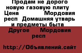 Продам не дорого новую газовую плиту › Цена ­ 16 000 - Мордовия респ. Домашняя утварь и предметы быта » Другое   . Мордовия респ.